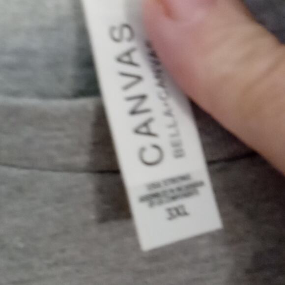 Canvas Candace Grey T-SHIRT 3X - Picture 2 of 6